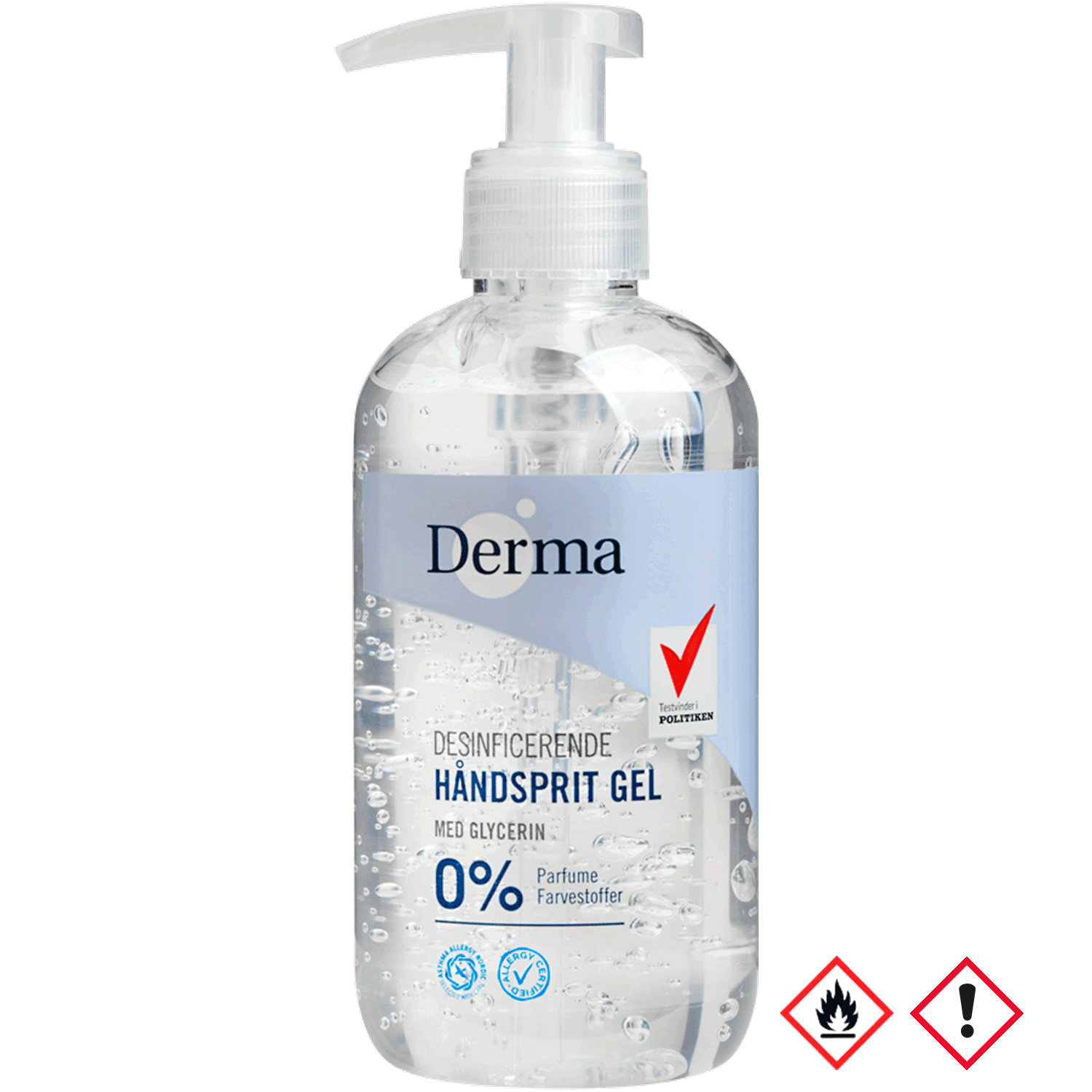 Derma - Håndsprit gel 70% 250ml